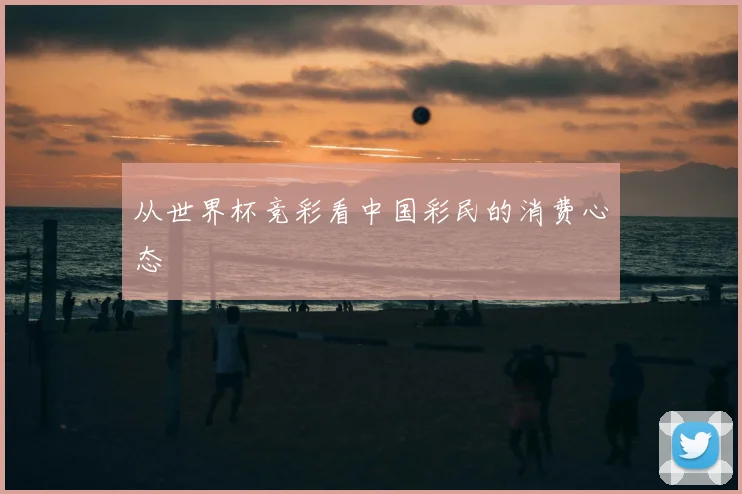 从世界杯竞彩看中国彩民的消费心态